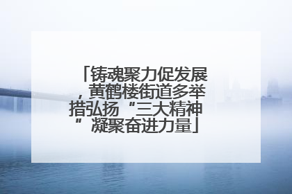 铸魂聚力促发展，黄鹤楼街道多举措弘扬“三大精神”凝聚奋进力量
