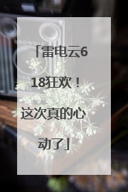 雷电云618狂欢！这次真的心动了