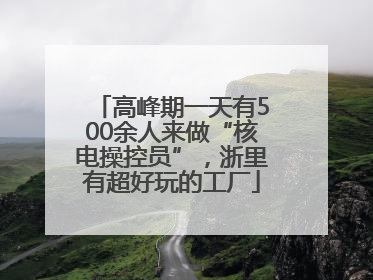 高峰期一天有500余人来做“核电操控员”，浙里有超好玩的工厂