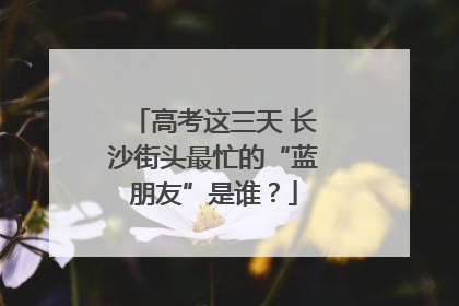 高考这三天 长沙街头最忙的“蓝朋友”是谁？
