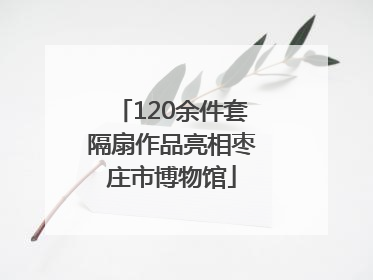 120余件套隔扇作品亮相枣庄市博物馆