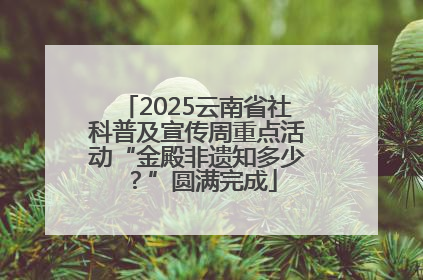 2025云南省社科普及宣传周重点活动“金殿非遗知多少？”圆满完成