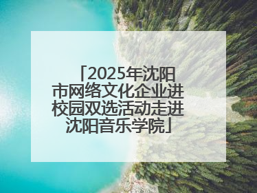 2025年沈阳市网络文化企业进校园双选活动走进沈阳音乐学院