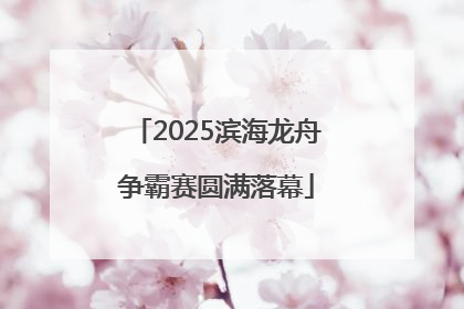 2025滨海龙舟争霸赛圆满落幕