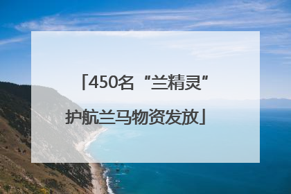 450名“兰精灵”护航兰马物资发放