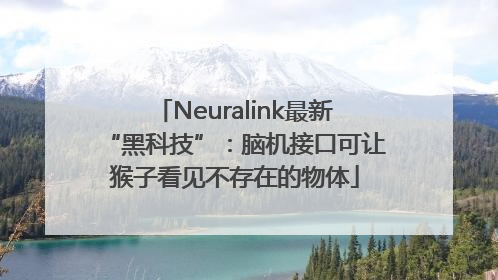 Neuralink最新“黑科技”：脑机接口可让猴子看见不存在的物体
